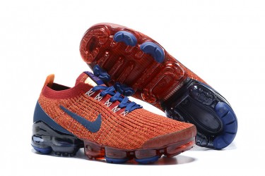 Nike Air VaporMax Flyknit 3 (W/M) Red Blue Running Shoes AJ6900-600