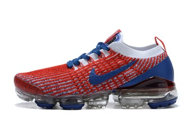 Nike Air VaporMax Flyknit 3 (W/M) Red Blue Running Shoes CW5585-100