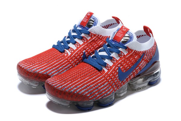 Nike Air VaporMax Flyknit 3 (W/M) Red Blue Running Shoes CW5585-100