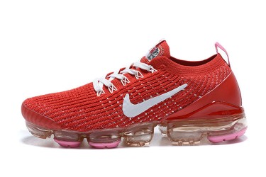 Nike Air VaporMax Flyknit 3 (W/M) Red White Running Shoes CU4756-600