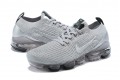 Nike Air VaporMax Flyknit 3 (W/M) Silver Grey Running Shoes AJ6900-101