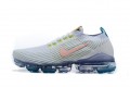 Nike Air VaporMax Flyknit 3 (W/M) White Blue Running Shoes AJ6900-003