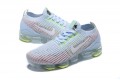 Nike Air VaporMax Flyknit 3 (W/M) White Blue Running Shoes AJ6910-200