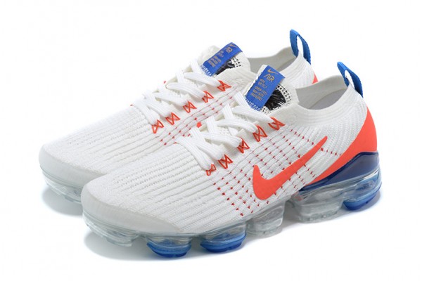 Nike Air VaporMax Flyknit 3 (W/M) White Blue Running Shoes CZ7994-100