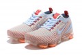 Nike Air VaporMax Flyknit 3 (W/M) White Orange Running Shoes AJ6910-400