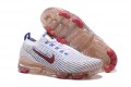 Nike Air VaporMax Flyknit 3 (W/M) White Red Running Shoes AJ6910-501