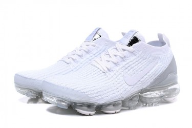 Nike Air VaporMax Flyknit 3 (W/M) White Running Shoes AJ6900-100