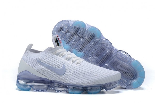 Nike Air VaporMax Flyknit 3 (W/M) White Running Shoes CW5643-100