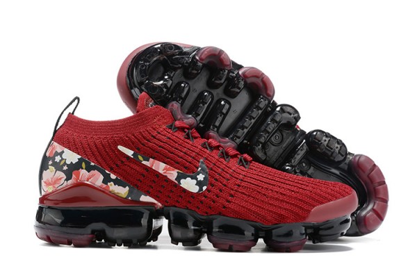 Nike Air VaporMax Flyknit 3 (W) Red Black Running Shoes CT1274 -600