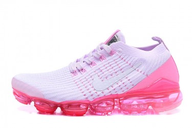 Nike Air VaporMax Flyknit 3 (W) White Pink Running Shoes AJ6910-005