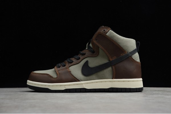 Nike SB Dunk High Baroque Brown --BQ6826-201 Casual Shoes Unisex