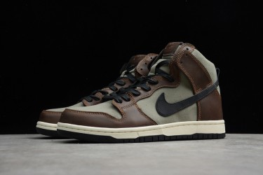 Nike SB Dunk High Baroque Brown --BQ6826-201 Casual Shoes Unisex