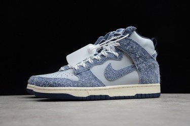 Nike SB Dunk High Blue --CW32092-400 Casual Shoes Unisex