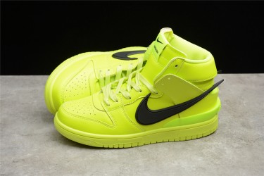 Nike SB Dunk High Flash Lime --CU7544-300 Casual Shoes Unisex