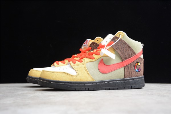 Nike SB Dunk High Kebab and Destroy --CZ2205-700 Casual Shoes Unisex