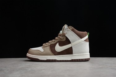 Nike SB Dunk High Light Chocolate --DH5348-100 Casual Shoes Unisex