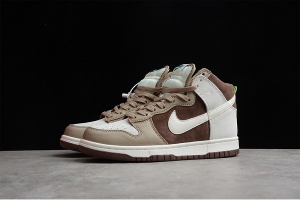 Nike SB Dunk High Light Chocolate --DH5348-100 Casual Shoes Unisex