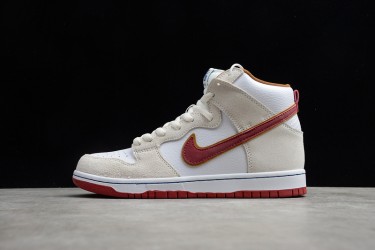 Nike SB Dunk High Team Crimson --CV9499-100 Casual Shoes Unisex