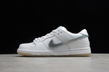 Nike SB Dunk Low White Diamond --BV1310-100 Casual Shoes Unisex