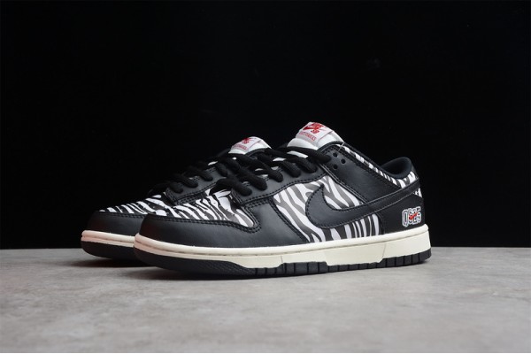 Nike SB Dunk Low Zebra --DM3510-001 Casual Shoes Unisex