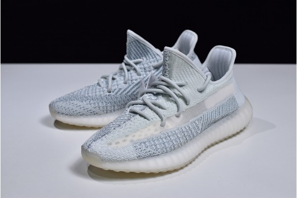 Adidas Yeezy 350 "Cloud White" Blue Gray FW5317