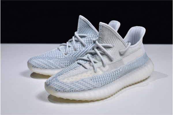 Adidas Yeezy 350 "Cloud White" Gray Blue FW3043