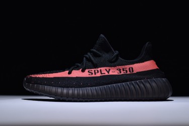 Adidas Yeezy 350 V2 "Red" Black Pink BY9612