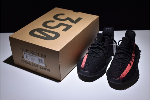 Adidas Yeezy 350 V2 "Red" Black Pink BY9612