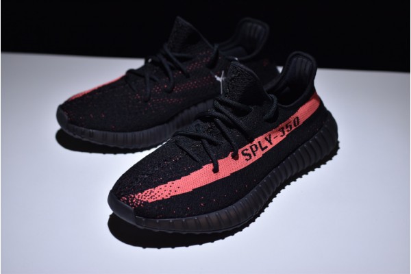 Adidas Yeezy 350 V2 "Red" Black Pink BY9612