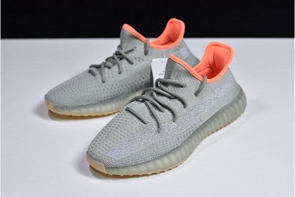 Adidas Yeezy 350 V2 "Desert Sage" Gray Orange FX9035