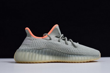 Adidas Yeezy 350 V2 "Desert Sage" Gray Orange FX9035