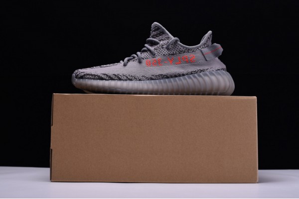 Adidas Yeezy 350 V2 "Beluga 2.0" Gray Red AH2203