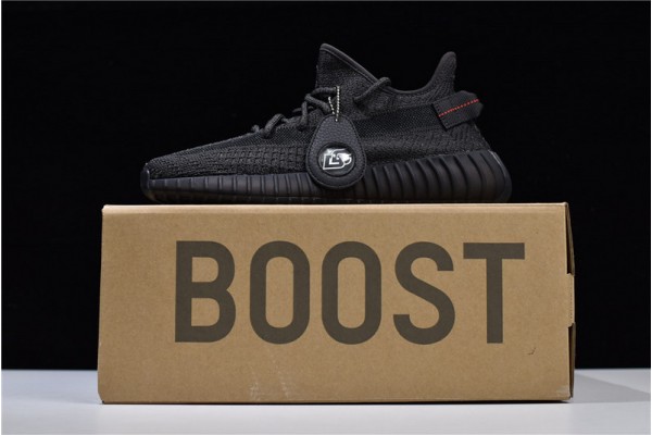 Adidas Yeezy 350 V2 "Black Reflective" Triple Black FU9007