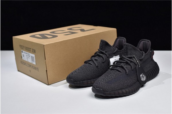 Adidas Yeezy 350 V2 "Black Reflective" Triple Black FU9007