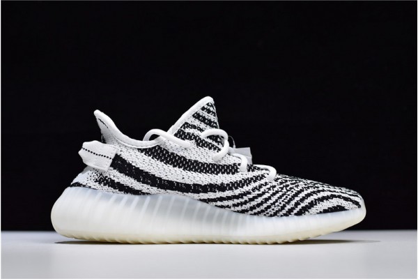 Adidas Yeezy 350 V2 "Zebra" White Black Red CP9654