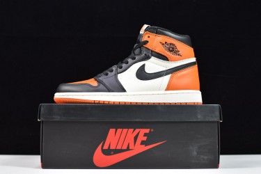 Air Jordan 1 High "Shattered Backboard" Black Orange 555088-005