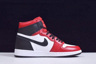 Air Jordan 1 High OG "Satin Sanke" Red White Black CD0461-601