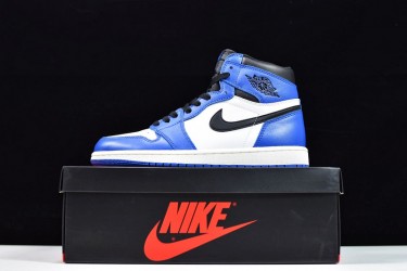 Air Jordan 1 High OG "Game Royal" White Blue Black 555088-403