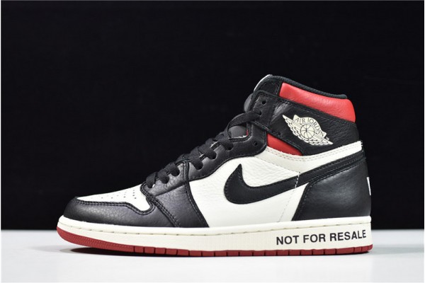 Air Jordan 1 High Retro "Not for Resale" White Black Red 861428-106