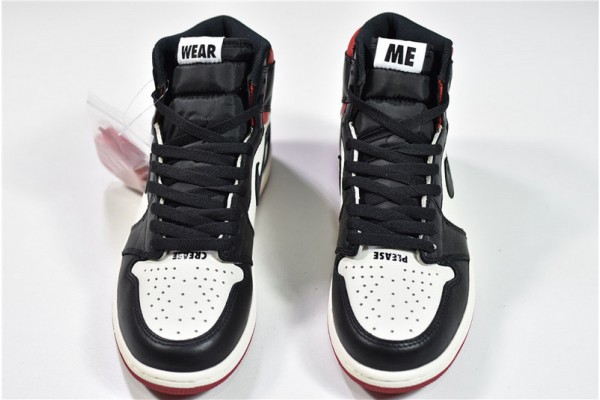 Air Jordan 1 High Retro "Not for Resale" White Black Red 861428-106