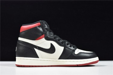 Air Jordan 1 High Retro "Not for Resale" White Black Red 861428-106