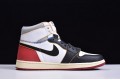 Union x Air Jordan 1 Retro High OG NRG "Black Toe" White Red Black BV1300-106