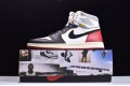 Union x Air Jordan 1 Retro High OG NRG "Black Toe" White Red Black BV1300-106