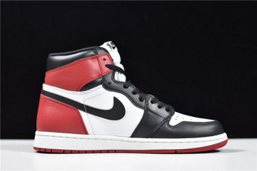 Air Jordan 1 High OG "Black Toe" White Red Black 555088-125