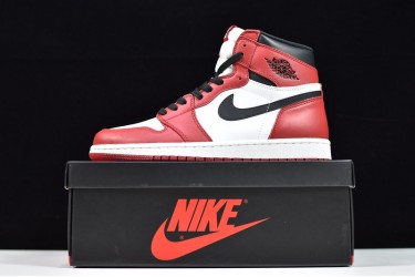 Air Jordan 1 High "Bred Toe" White Red 555088-610