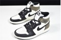 Air Jordan 1 Retro High OG "Dark Mocha" White Green Black 555088-105