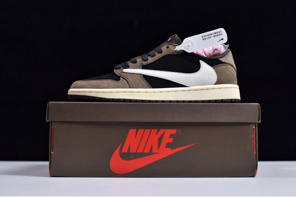 Travis Scott x Air Jordan 1 Low "Mocha" Brown Black CQ4277-001