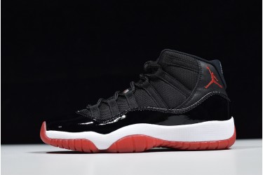 Air Jordan 11 GS "Bred" Black Red 378037-061