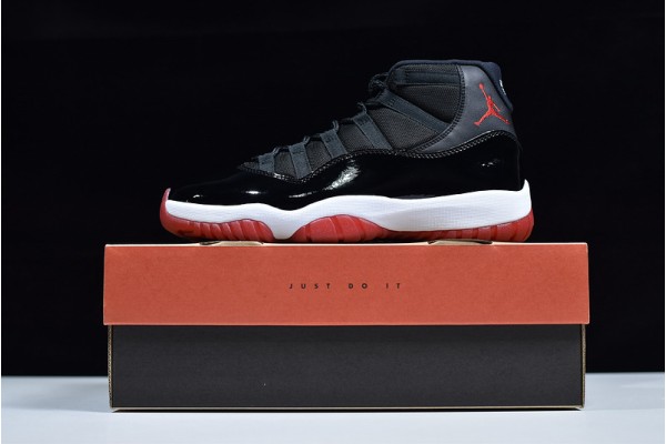 Air Jordan 11 GS "Bred" Black Red 378037-061