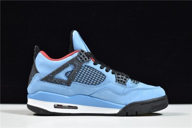 Travis Scott x Air Jordan 4 Blue Black 08497-406